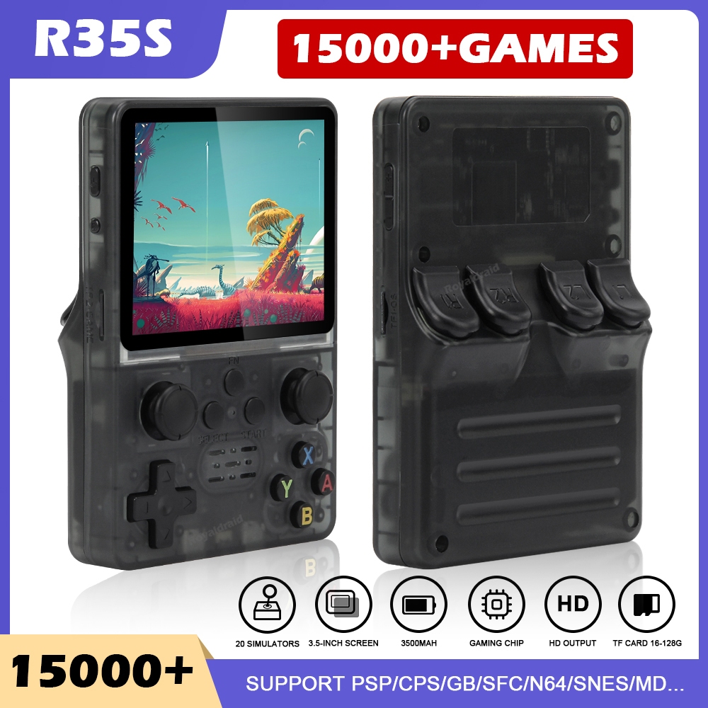 BRLQ-15000 + Jogos Retro Rocker Arcade Novo R35S Console De Jogo ...