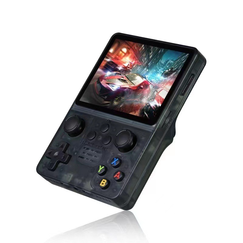 BRLQ-R35S Console De Vídeo Game Portátil Retroportátil De 3,5 Polegadas 640 * 480 IPS Full Fit Screen RK3326 Jogador De Jogos Para Máquina PS1