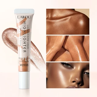LAIKOU Destacador Líquido Luminoso Brilhante À Prova D'água Brigthen De Longa Duração Para O Pescoço Facial 8g