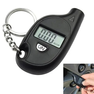 Mini-Chaveiro Portátil Medidor De Pressão De Ar De Rodas De Pneus Digital Lcd 5-100 Psi Procession Tool Monitor