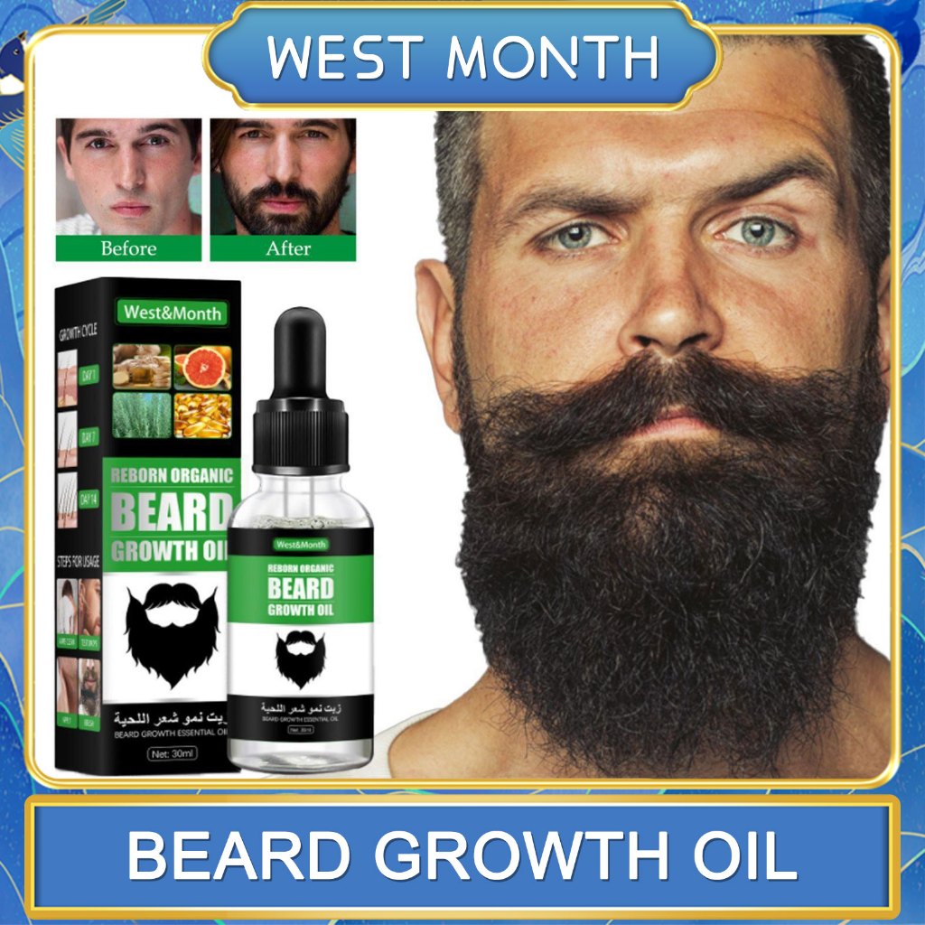  leo org nico de crescimento da barba oeste e m s 30ml masculina t nico
