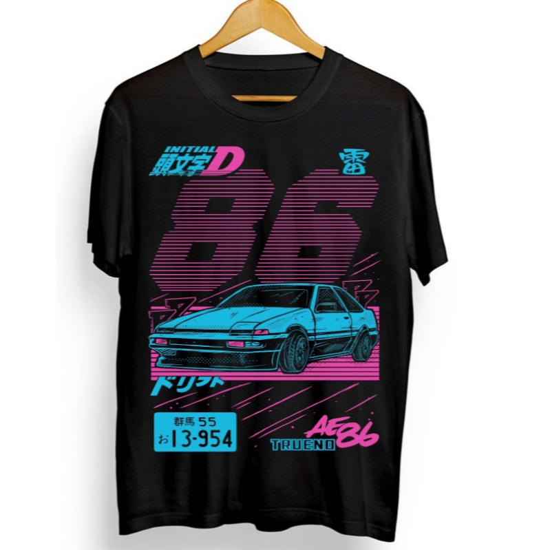 Logo Initial D Anime Manga Drift Race Jdm' Unisex Crewneck