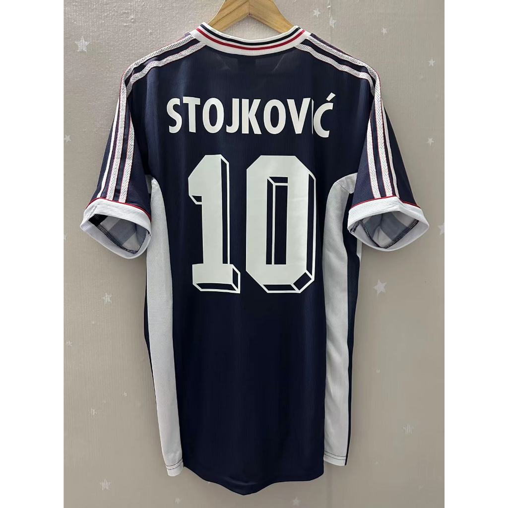 1998 Iugoslávia STOJKOVIC Camiseta Personalizada De Alta Qualidade Para Casa De Futebol Retrô