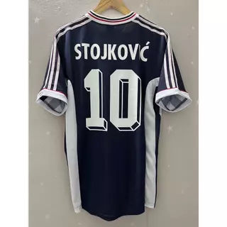 1998 Iugoslávia STOJKOVIC Camiseta Personalizada De Alta Qualidade Para Casa De Futebol Retrô