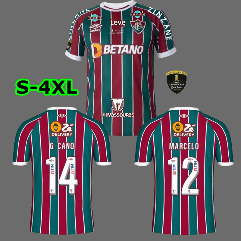 1 : 1 Tailândia Qualidade 2023 2024 Camisas Fluminense Jersey Futebol Casa G . Personalização CANO MARCELO Do Número Nome