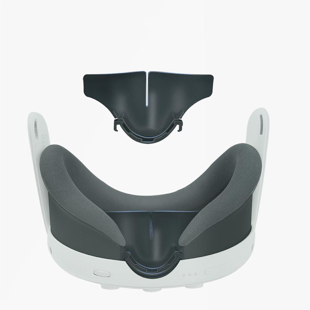 Almofada De Cobertura Do Nariz Da Lente VR Para Meta quest 3 Óculos Suporte De Interface Facial Anti-Fugas Fones De Ouvido quest3 Acessório