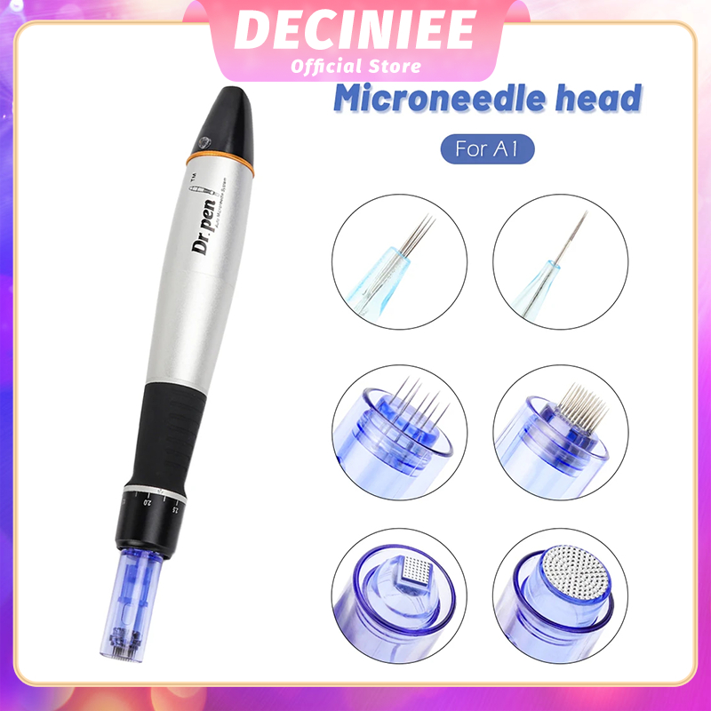 10pçs Caneta Azul Dr Última A1 Cartuchos De Agulha Micro-Profissional Derma Substituição Agulhas Dicas