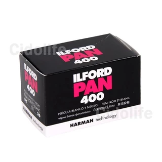 1Roll ILFORD PAN 400 Filme Preto E Branco 135 35mm Negativo B & W 36 Exposição/Roll Adequado Para Câmeras De Kodak