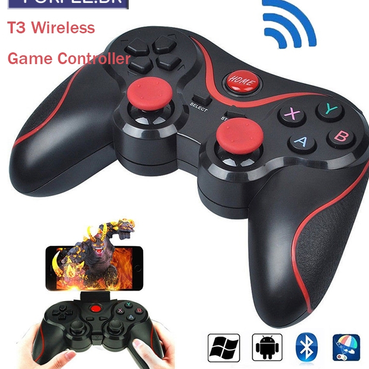 T3 Controle Sem Fio Bluetooth 2.4G Jogo USB Para Celular Android PC PS3 TV Box Apple
