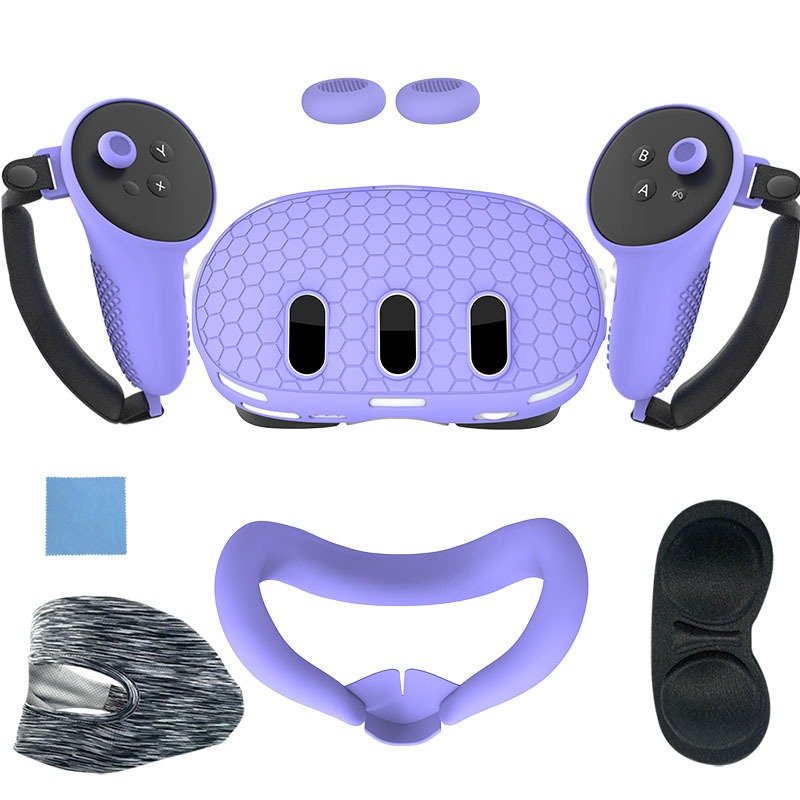 Compatível Com Meta Quest 3 Handle Cover Host Protective Case Lens