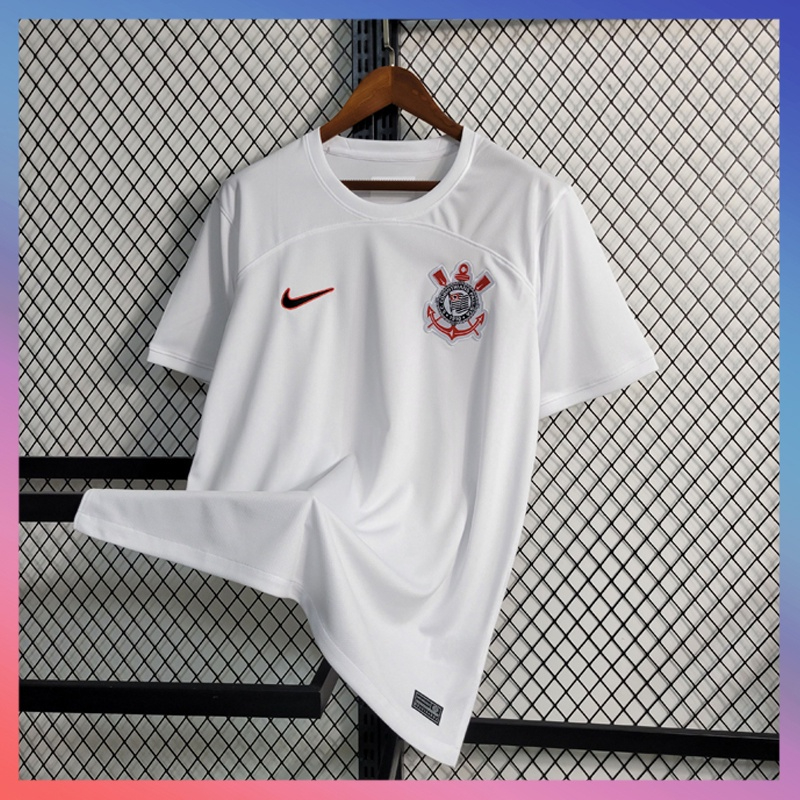 Camisa da Time de futebol masculino Branco 2023 I Corinthians