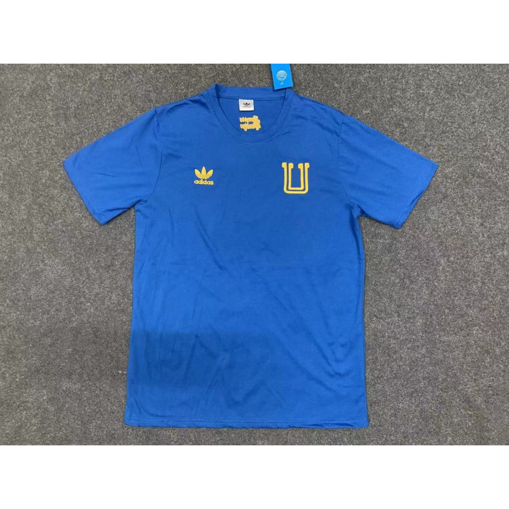 Novo 23/24 Tiger Blue Manga Curta Comemorativa retro