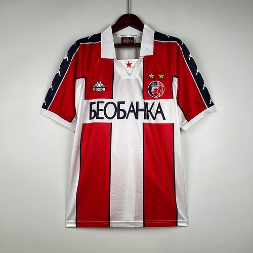 Camisa De Time Futebol Retro Estrela Vermelha FC 95 _ 97 Home S-XXL