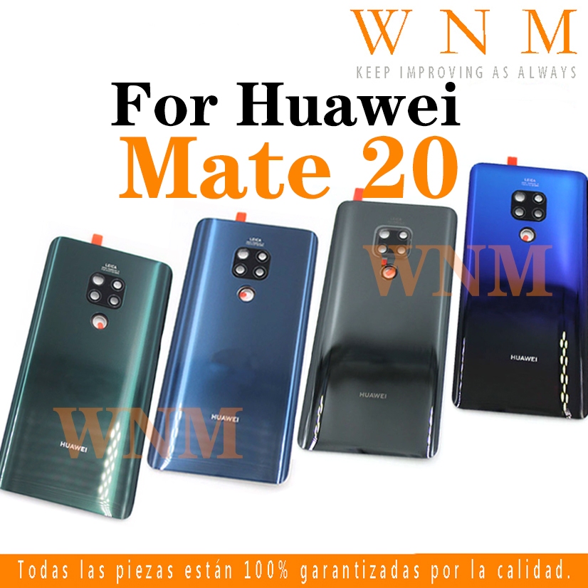 Coque Arrière (back Cover) Pour Huawei Mate 20 (HMA-L09, L29) - Avec Verre Objectif Caméra + Adhésif Double Face