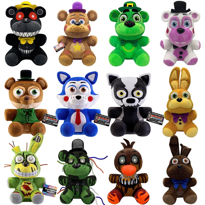 PRETTY】 18-25cm Five Nights At Freddy's 4 FNAF Freddy Fazbear Bear Plush  Toys Doll