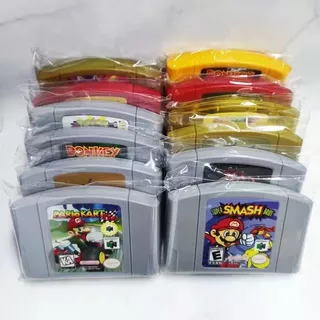 Série Completa Nintendo game card N64 Cartucho De Jogo N64 Zelda Mario 64