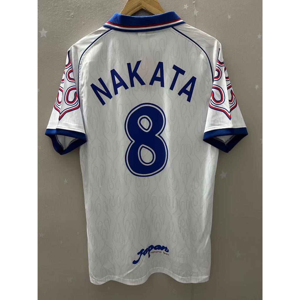 ウェア naka 1998 Japão NAKATA NAKAYAMA Football Jersey 98 Retro Personalização