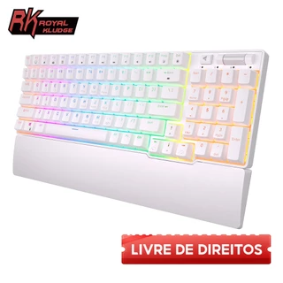 Royal Kludge RK96 Teclado Mecânico Sem Fio Bluetooth RGB De Três Modos Hot-swap Gaming