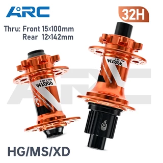 ARC MT009 Laranja 32 Furos Cubo De Bike Barulhento Roda Traseira HG Micro Spline XD 12 Speed Quick Release Colorido De Alta Qualidade 6 Pawls Hub Bike Parts S & 6 Rolamentos Selados