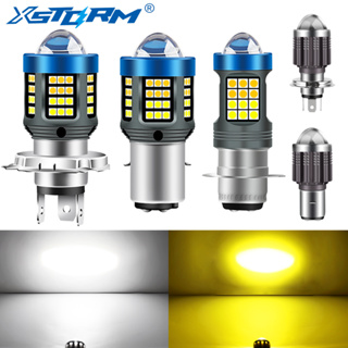 100000lm H4 LED Moto H6 BA20D P15D T19 Lâmpadas Para Faróis De Motocicleta csp Lente Branca Amarela Oi lo Lâmpada scooter Acessórios