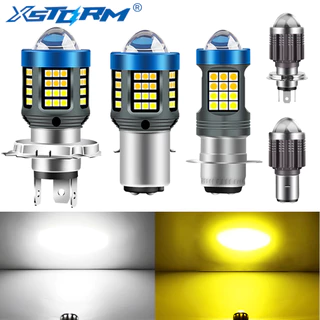 100000lm H4 LED Moto H6 BA20D P15D T19 Lâmpadas Para Faróis De Motocicleta csp Lente Branca Amarela Oi lo Lâmpada scooter Acessórios