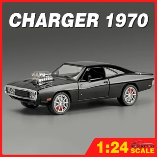 KLT 1 : 24 Carregador Dodge Charger 1970 Metal Diecast Alloy Toy Car Caminhões Modelo Para Brinquedos Infantis Coleção De Hobbies Rápido E Furioso