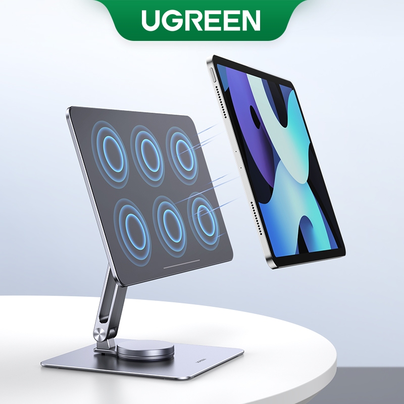 Ugreen Alumínio Magnético Forte 360 ° Suporte Dobrável Giratório Para iPad