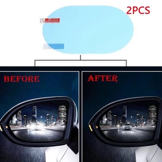 2 Pçs Filme Protetor Para Espelho Retrovisor De Carro Antiembaçamento Oval Azul em Oferta na Shopee