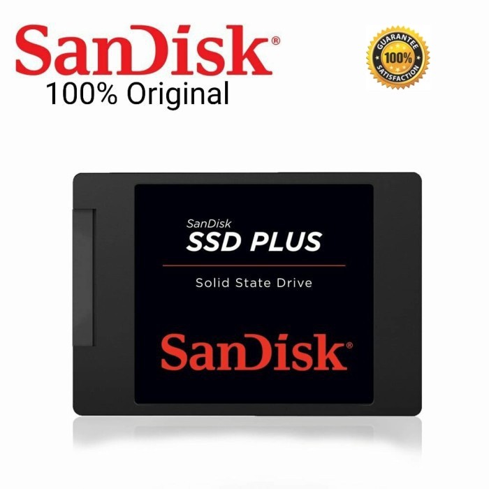 SanDisk SSD PLUS 2T Até 530MB/S/1T 20X Melhor Qualidade ORIGINAL 500GB 500g