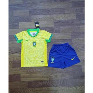 Criança Camisola Brasileira Pedro #25 Azul Alternativa 22-24 Camisa Brasil