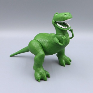 Figura - Dinossauro Rex Attack - Lança Míssil - Verde - Adijomar