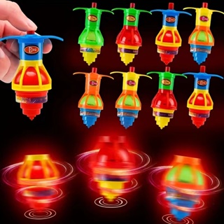 Crianças Brinquedo Pião Luminoso Musical Com Lançador Automático Piao Luz E  Som Das Para O Menino Menina