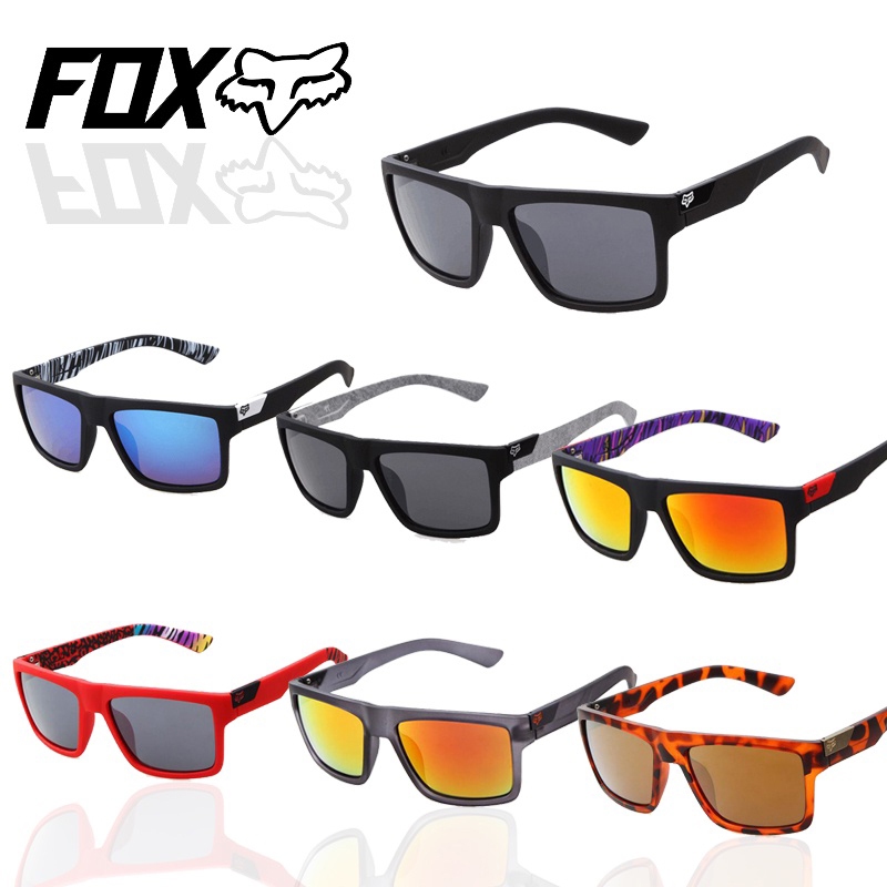 FOX 2023 Novo Óculos De Sol Masculino Feminino UV400 Moda Clássico Designer Anti-UV Escuro De Praia Oculos Para Esportivo De Corrida
