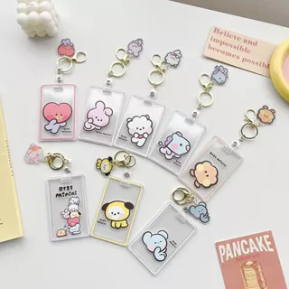 KPOP BTS Porta-Cartões De Visita Cute Push-pull Slide Bank ID Capa Para Estudantes