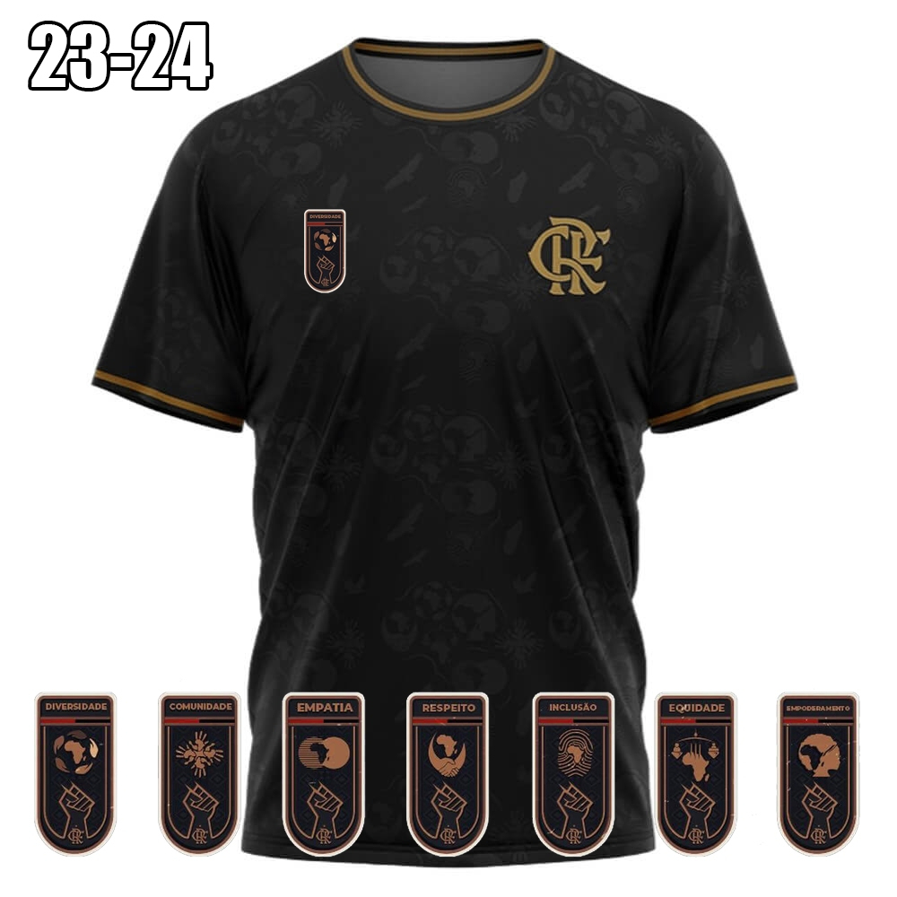 2023-2024 Camisa De Futebol Preto Special Edition FL