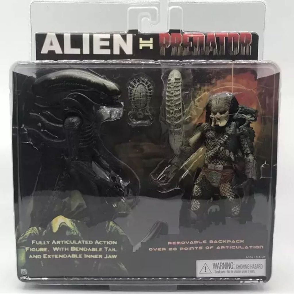 18-20cm NECA Alienígena VS Predador Exclusivo 2-Pack PVC Figura De Ação