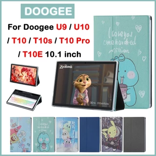 Para doogee t10 t10S t10S t10 Pro T10E U9 U10 10.1 Polegadas Marca Nova Estojo Fofo De Alta Qualidade'2023 PC Tablet PU De Couro De Aba Vertical t10