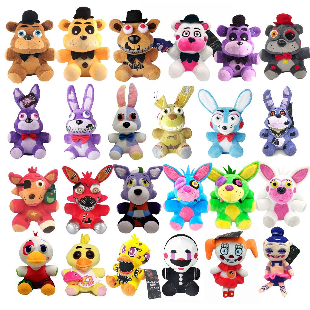 A Set Fnaf Anime Figure Toys Kawaii Anime Game Five Nights At Freddy's  Animal Bear Foxy Ribbit Model Cute Kids Birthday Gifts - Action Figures -  AliExpress