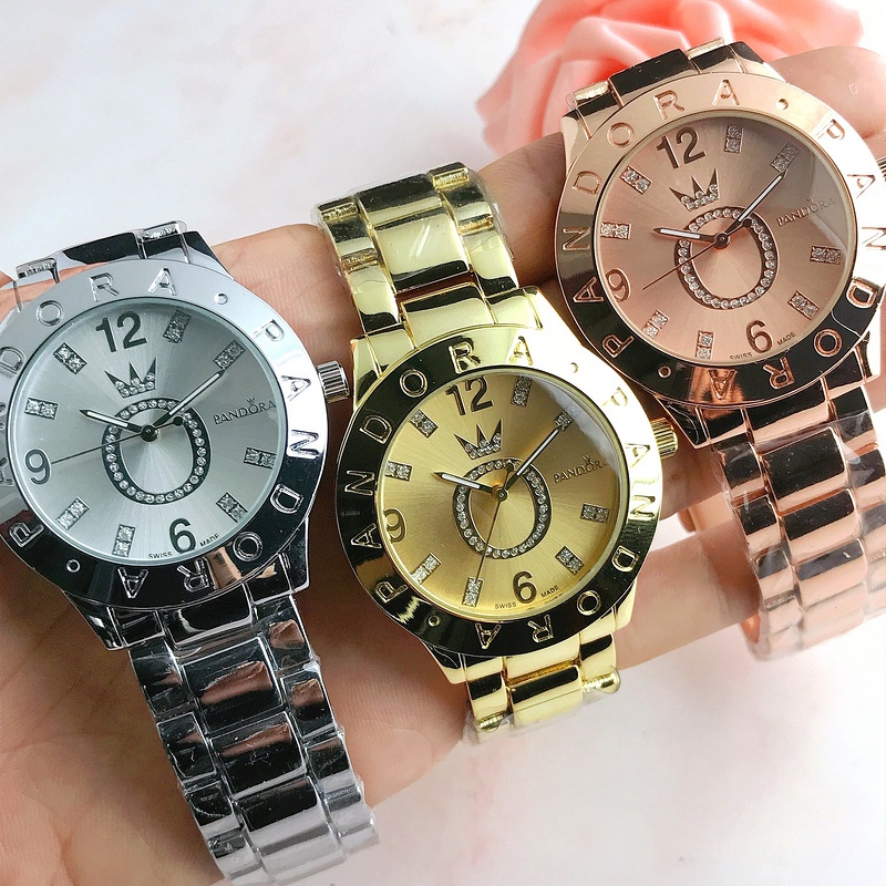 Relógio De Quartzo Pandora Feminino Masculino 2023