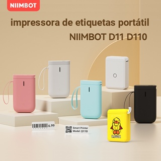 NIIMBOT D11 D110 Impressora de etiquetas impressora térmica de etiquetas Bluetooth sem tinta