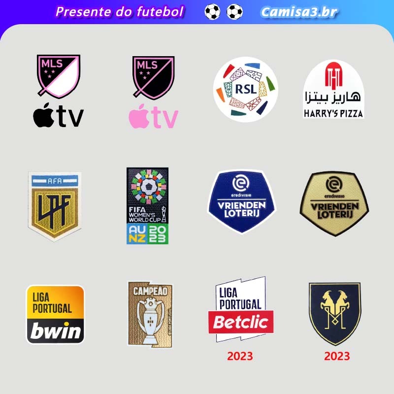 Crachá de futebol Al Nassr [cr7] 2023 Patch de futebol Miami [Messi] Patch de honra Al Hilal