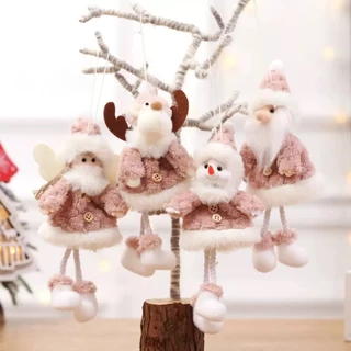 Pingente do luxuoso do rosa/Natal/anjo/boneco de neve/alces de Santa Claus para a decoração árvore