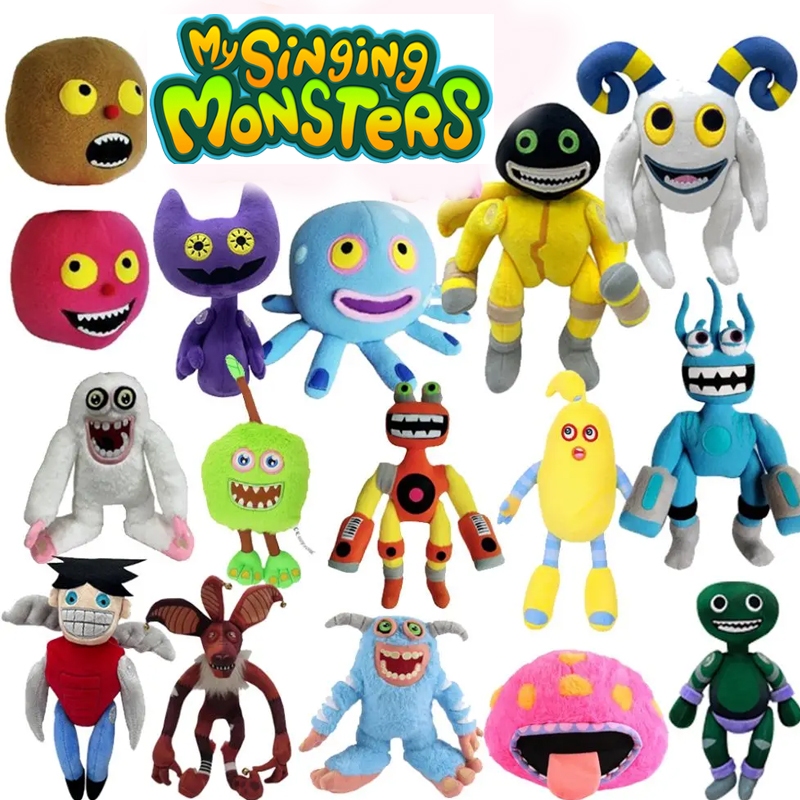 My Singing Monsters Plush Toys Furcorn Stuffed Dolls Animals Doll Kids Xmas Birthday Gift