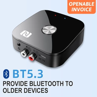 NFC RCA AUX Bluetooth 5.3 Receptor De Áudio Sem Fio Fones De Ouvido De TV 2 Em 1 Transmissor E