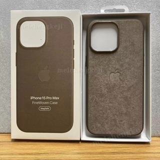 Capa APPLE iPhone 15 Plus FineWoven com MagSafe Preto