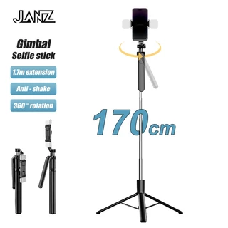 Tripé Sem Fio Bluetooth Selfie Stick 1.7M Com Controle Remoto Anti-Vibração Suporte Para Celular Telefone Ao Vivo Smartphone