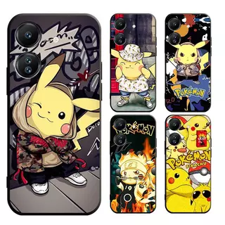 Invólucro Para Redmi A3 Note 13 13C pro Mais 4G 5G Pikachu Case Capa Macia