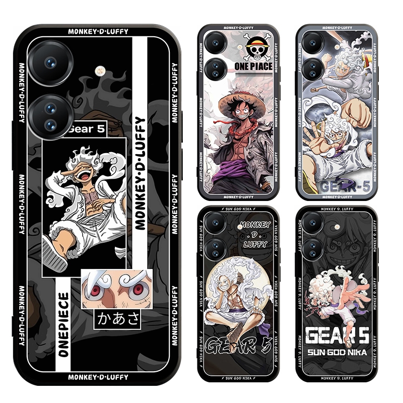 Invólucro Para Redmi Nota 13 13C pro Mais 4G 5G onepiece luffy gear 5 Case Capa Macia