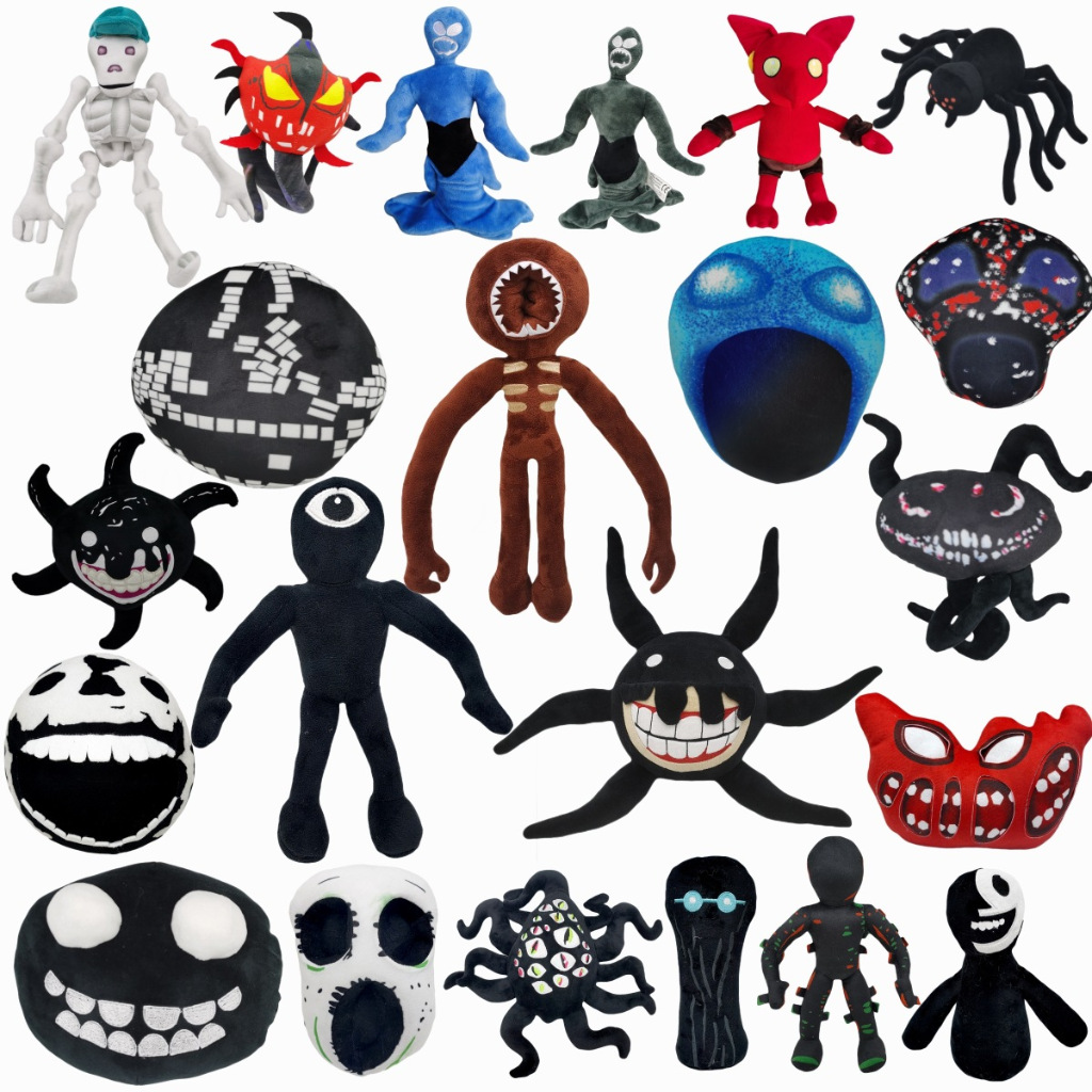 Portas Roblox Figura Portas Brinquedos de pelúcia Monstro Jogo de terror  Pelúcia Animais de pelúcia