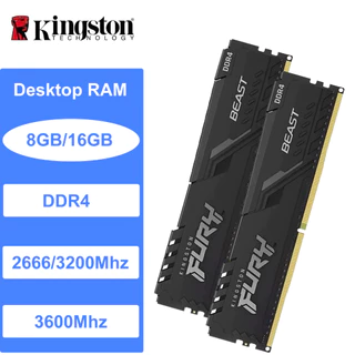 Kingston FURY 8GB 16GB DDR4 3200Mhz 3600Mhz 288Pin DIMM Memória De Mesa RAM